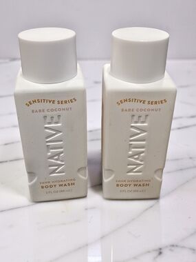 Native Bare Coconut Sensitive Series Hydrating Body Wash - 2 Pack